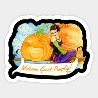 The Great Pumpkin is Coming to Town Sticker